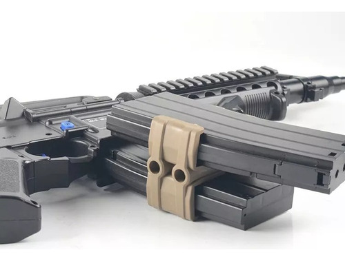 Sujetador Conector Táctico Cargador Rifle Arma 5,56 Ar15 M4