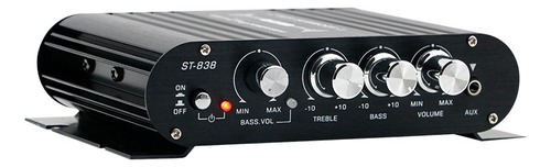 Amplificador De Potencia Super Bass De 2.1 Canales Para Coch