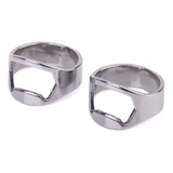 Pack 2 Pz De Anillos De Acero Inox. Cool Destapad0r Amigos