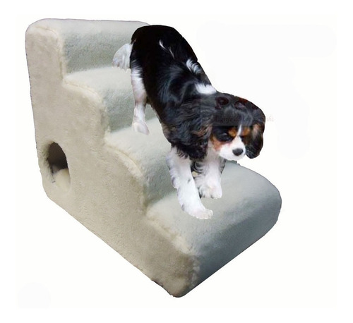 Cama Pet Cachorro Com Toca Escada, Altura 60cm, Lavável Box