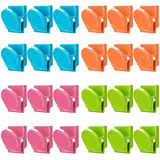 Set X24 Clip Magnetico Para Heladera 4 Colores