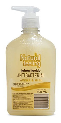 Jabón Liquido Antibacterial 500 Ml Avena Miel Humectante