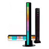 Barra De Luz Led Rítmica Luces De Ambiente Rgb Sonido 2pz