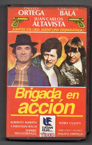 Brigada En Accion - Ortega - Carlitos Bala - Altavista Vhs