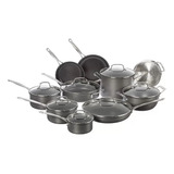 Conjunto Cuisinart Chef's Classic Anodizado 17 Preças Preto