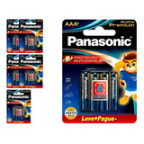 36 Pilhas Alcalinas Premium Aaa Panasonic (6 Cart)