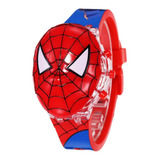 Reloj Niños Digital Luces Sonido Tapa Hombre Araña Spiderman