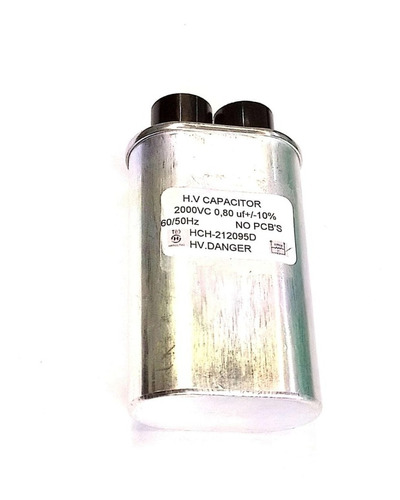 Capacitor De Microondas 0,80uf 2000vc +/- 10% 