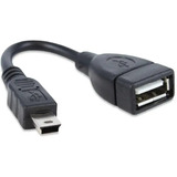 Cabo Adaptador Otg Mini Usb V3 Para Pendrive Celular Tablet