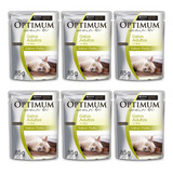 Alimento Optimum Pouch Gatos Adultos Pollo X 85 Gr Pack X6