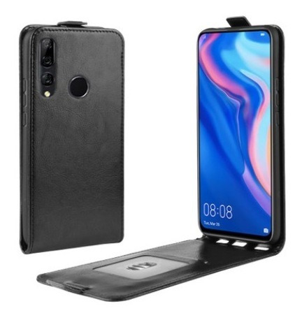 Funda Vertical Flip De Lujo Premium Para Huawei Y9 Prime 2019