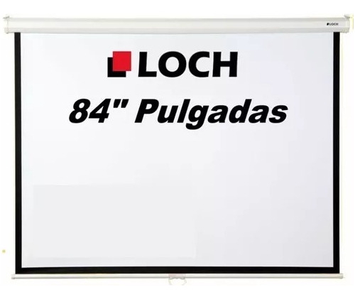 Pantalla Para Proyector Colgar Loch 84 Pulgadas 4:3