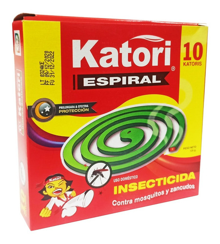 Insecticida Espiral Mata Mosquitos Y Zancudos Katori