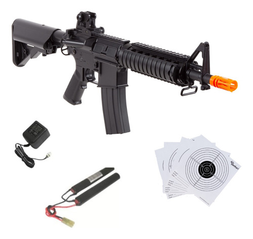 Airsoft Colt M4 Electrico Cqb-r Aeg Negro 6mm Bbs Xchws C