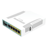 (hex Poe) Routerboard 5 Puertos Gigabit Ethernet Poe 802.3at