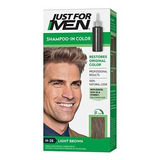 Just For Men  Shampoo-in Color De Pelo, Color Café Claro