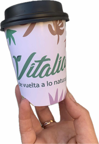 Vasos Polipapel Personalizados Con Logo O Marca 12 Oz X100