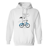 Sudadera Con Gorro Snoopy Biking Is Cool