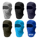 6pasamontañas Tactico Balaclava Militar Para Moto Multicolor