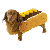 Disfraz Halloween Perro Grande Hotdog Con Mostaza