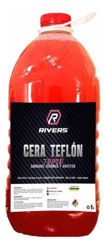 Cera Liquida Tipo Teflon Carnauba Galon 5 Litros