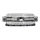 Parrilla Plata C/mold Crom Ford F-150 18/20 Generica