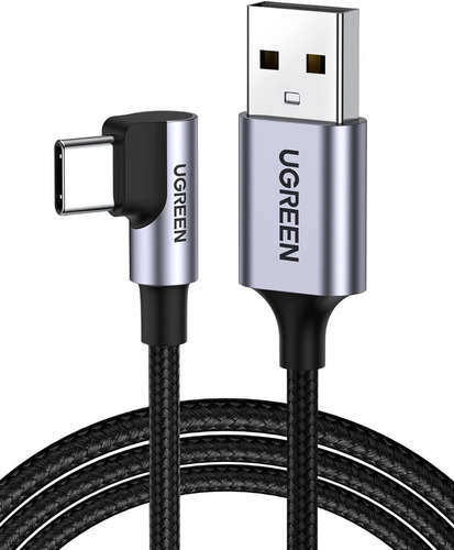 Cable Cargador Ugreen Usb C Angulo 90° 18 W 480 Mbps 1 M