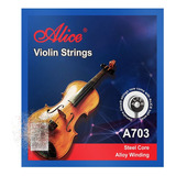 Cuerdas Alice Para Violín A703 4/4 3/4 1/2 1/4 1/8