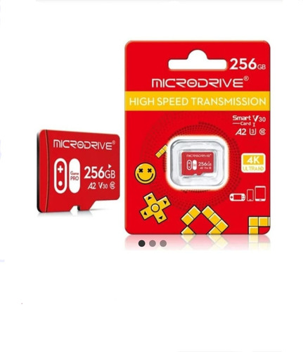 Tarjeta Sd  Microdrive 256gb De Alta Velocidad  4k Ultrahd