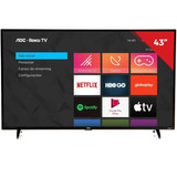 Smart Tv Aoc 43 , Hd Roku 1080p, Hdmi, Usb, Wifi 