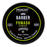 Primont Barber Pomada Cera Efecto Mate Pelo Barberia