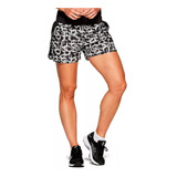 Short Asics Running Mujer 3.5 In Print Negro - Blanco Cli