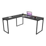 Mesa Escritório Home Office Industrial Form 150cm Preto Onix