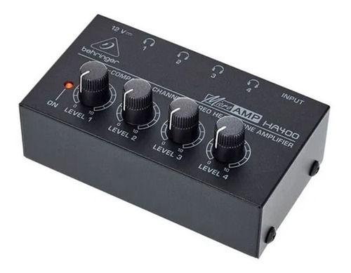 Amplificador De Auriculares 4ch Behringer Microamp Ha400
