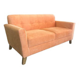 Sillón Living 2 Cuerpos Premium Sofa 160 Cm Pana Colores 