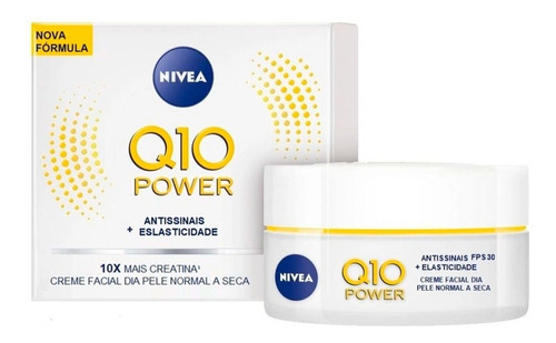 Nivea Cr Facial Dia Q10 Power Antissinais Todos Tipos Pele 