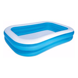 Pileta Inflable Rectangular Azul 262x175x51cm Bestway 54006