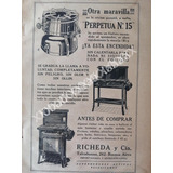 Cartel Retro Estufa Perpetua No 15 1926 /117