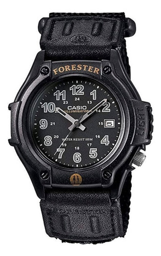 Relógio Casio Forester Ft500wc-1bv Illuminator Preto Velcro