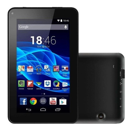 Tablet Multilaser M7s 7  8gb Preto Com Memória Ram 512mb 