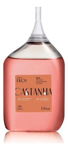 Natura Ekos Desodorante Colonia Frescor Castanha 150ml Refil