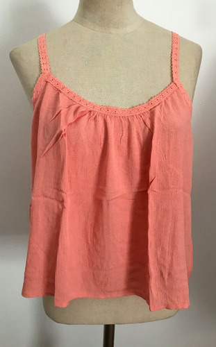 Forever21. Blusa Amplia. Salmon Suave. Talle M #atu71