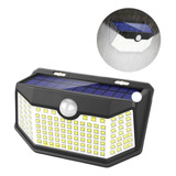 Reflector Lampara Solar 120 Led Sensor Luz Exterior Jardin