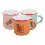 Taza De Cerámica Para Agua Camp Mug Para Niños, Taza De Porc