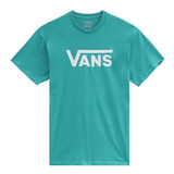 Remera Vans Modelo Classic Turquesa Blanco Nueva Colección