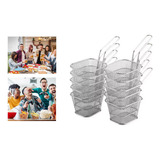 10 Mini Cesta Para Servir Papas Fritas Nuggets Cocina Hogar