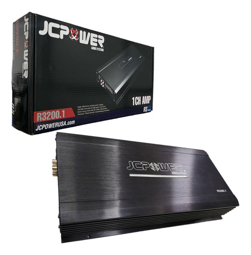 Amplificador Jc Power R3200.1 Clase D 3200w Max 1500 @ 1 Ohm