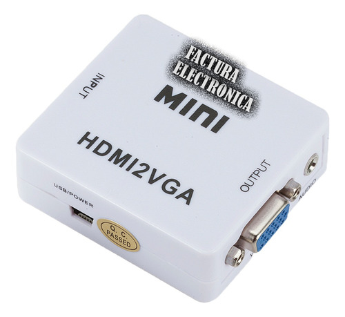 Convertidor Adaptador Para Hdmi A Vga Audio Ps3 Ps4 Xbox