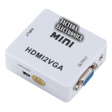 Convertidor Adaptador Para Hdmi A Vga Audio Ps3 Ps4 Xbox