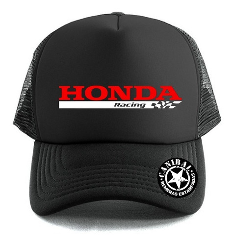 Gorras Trucker Honda Motos Varios Diseños Remeras Canibal